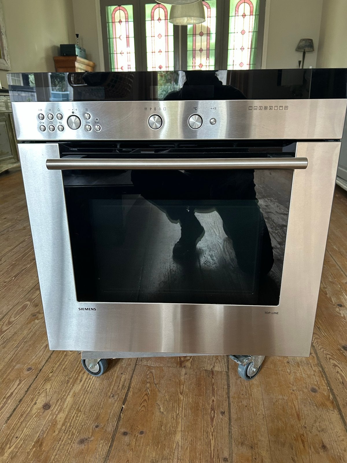 Siemens Top-Line inbouw combi oven met magnetron functie, Ophalen, Oven, Hete lucht, Siemens