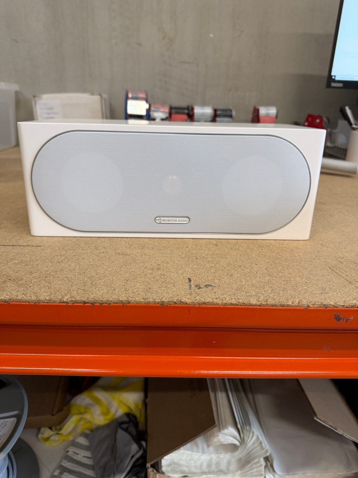 Monitor Audio Radius 200 passieve centerspeaker - Wit, Monitor Audio, ., Ophalen of Verzenden, Zo goed als nieuw