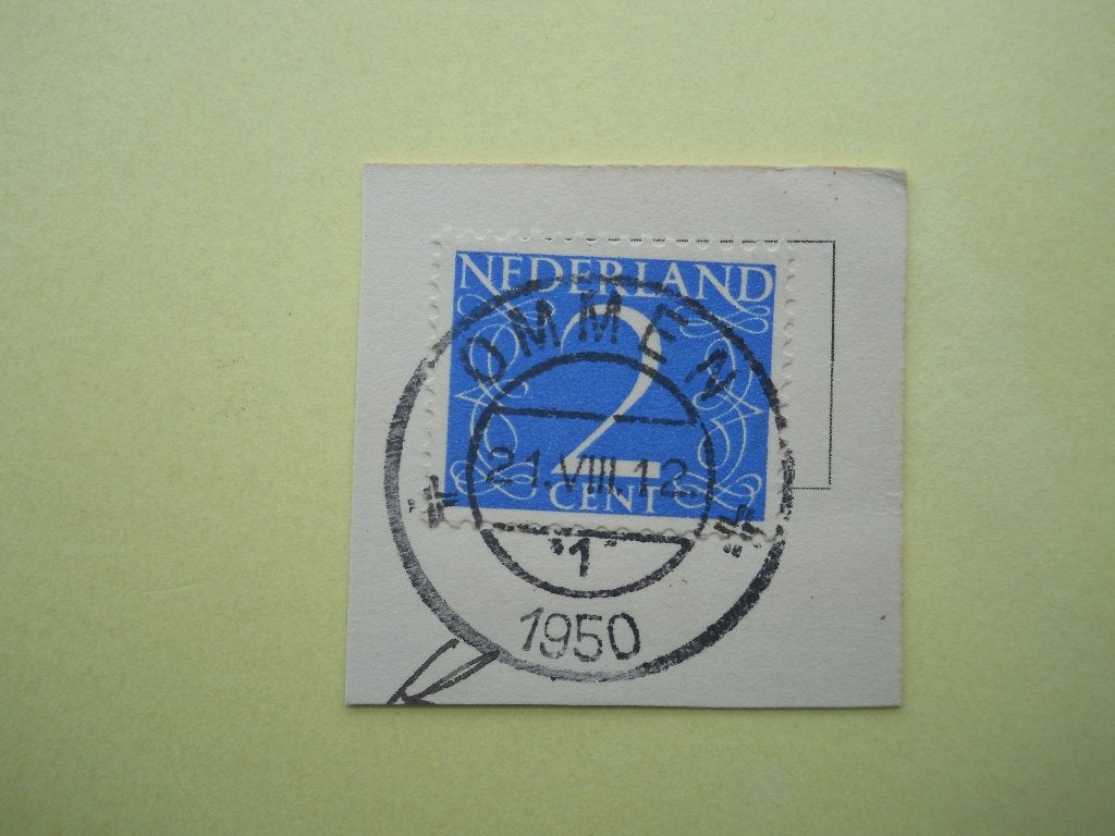 Nederland 1946 Cijfer Nvph.461 Rondstempel Ommen, Postzegels en Munten, Ophalen of Verzenden, Na 1940, Gestempeld