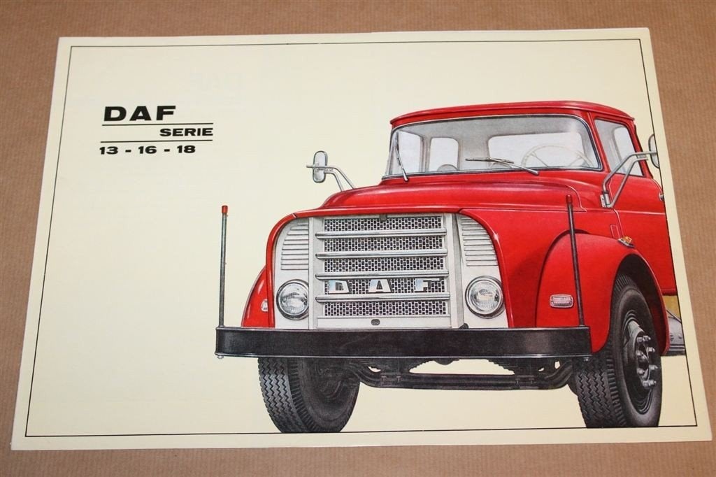 Zeldzame reclame-brochure - DAF Serie 13-16-18 - Ca 1960, Ophalen of Verzenden, Zo goed als nieuw, Tractor en Landbouw