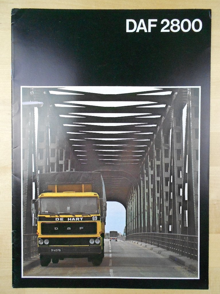 DAF 2800 Brochure 1975, Ophalen of Verzenden, Zo goed als nieuw, Overige merken, DAF