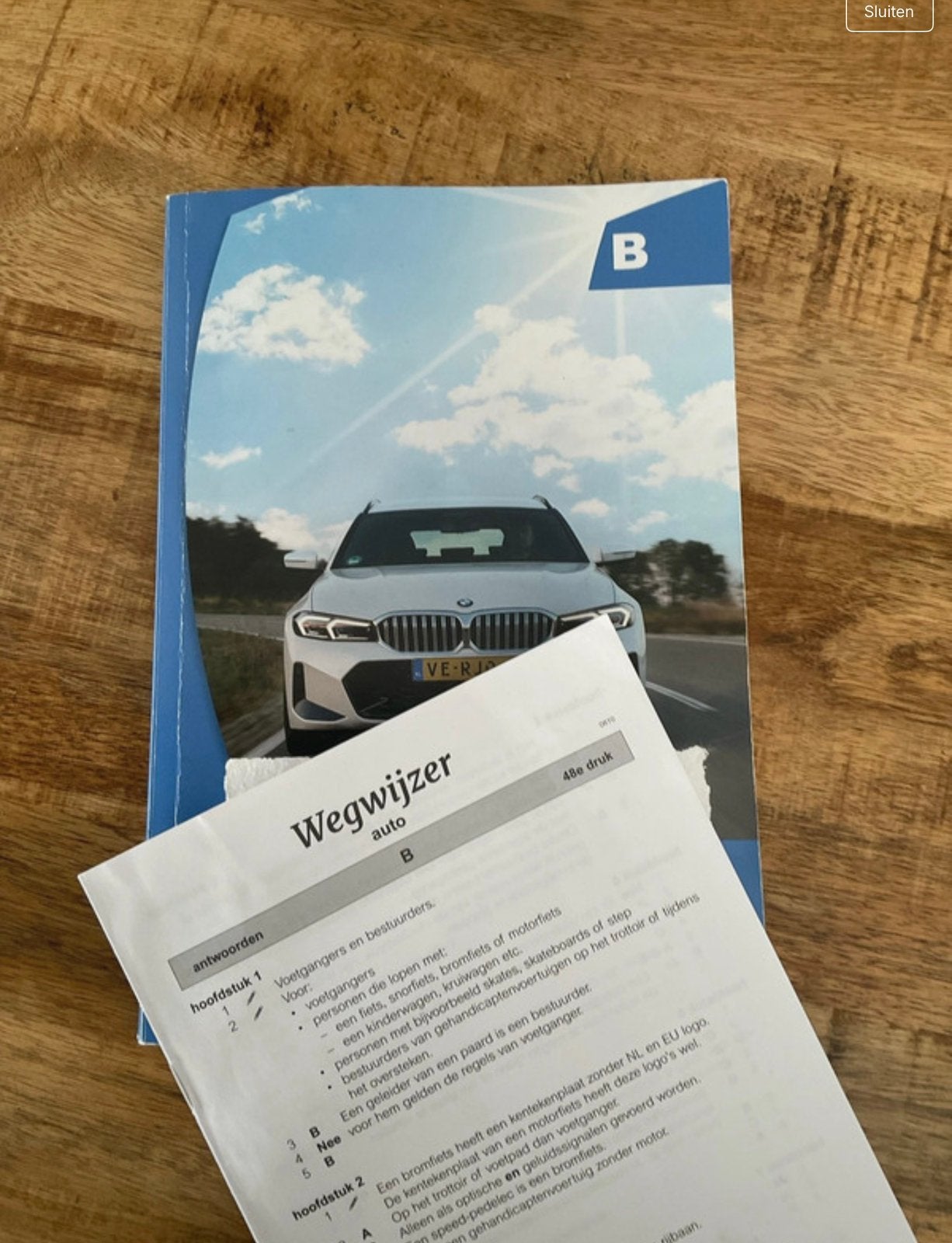 Theorieboek Wegwijzer auto Rijbewijs B van uitgeverij VERJO, Ophalen of Verzenden, Alpha, Zo goed als nieuw, Niet van toepassing
