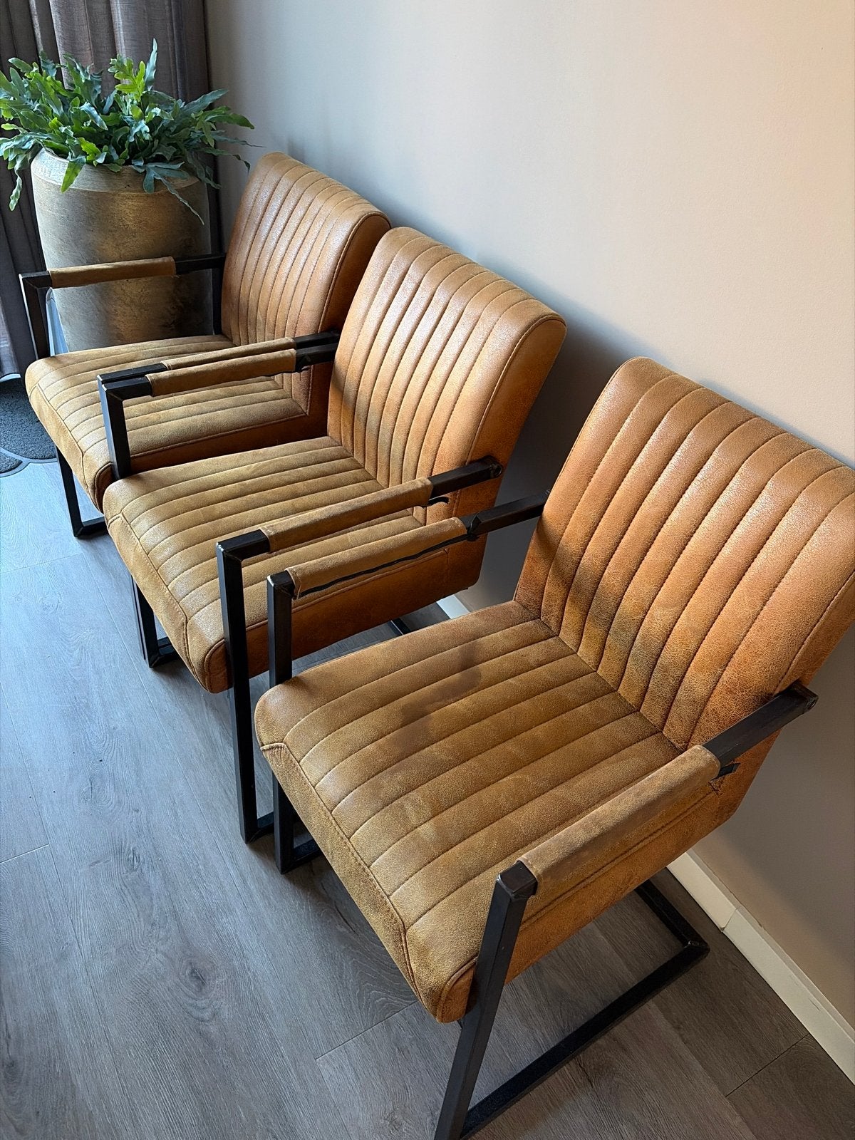 Table Du Sud eettafel met 6 stoelen - Massief eikenhout, Huis en Inrichting, Tafels | Eettafels, Ophalen, Table Du Sud, Gebruikt