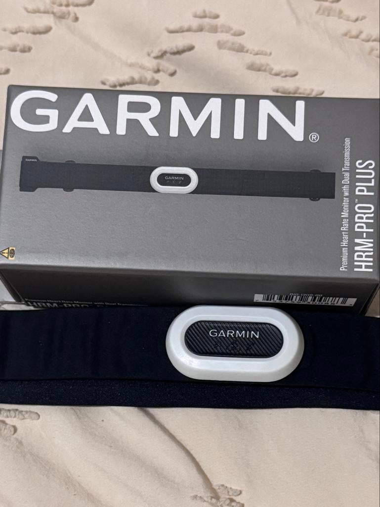 Garmin HRM-Pro Plus hartslagmeter, Sport en Fitness, Hartslagmeters, Ophalen of Verzenden, Zo goed als nieuw, Garmin, Met borstriem