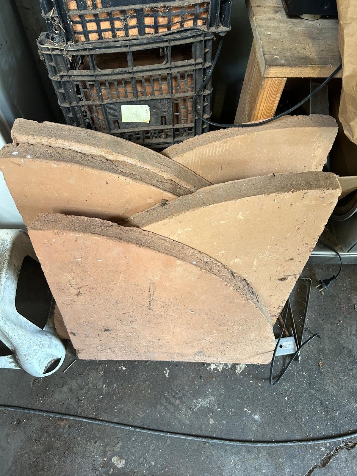 Houtoven Vuurvaste bakstenen en terracotta tegels, Ophalen of Verzenden, Gebruikt, Bakstenen