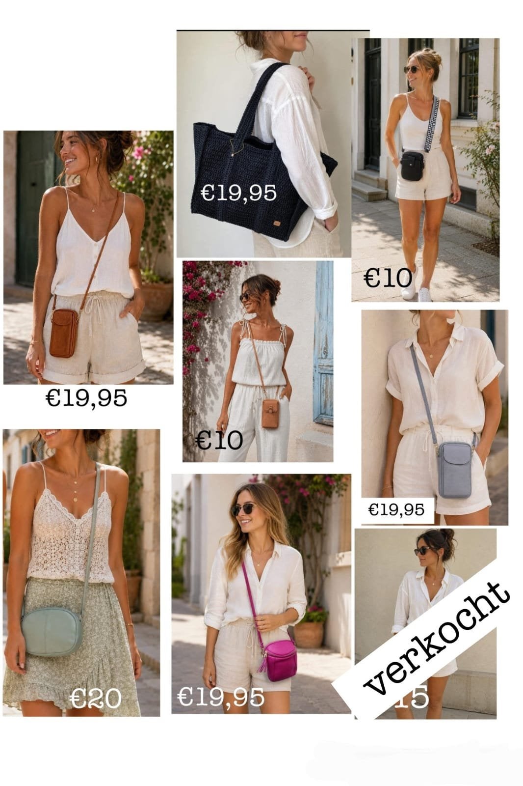 Aanbieding laatste tassen, Sieraden, Tassen en Uiterlijk, Tassen | Schoudertassen, Ophalen of Verzenden, Nieuw, Leer