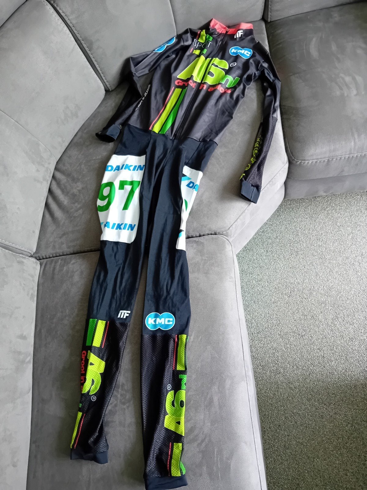 Lycra schaatspak, maat M, Ophalen of Verzenden, Zo goed als nieuw, Overige typen, Overige merken
