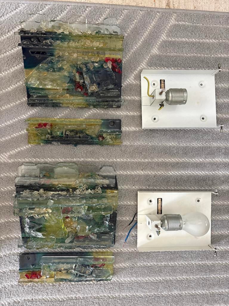 2x Raak lampen van W. van Oyen - Restauratieproject, Ophalen