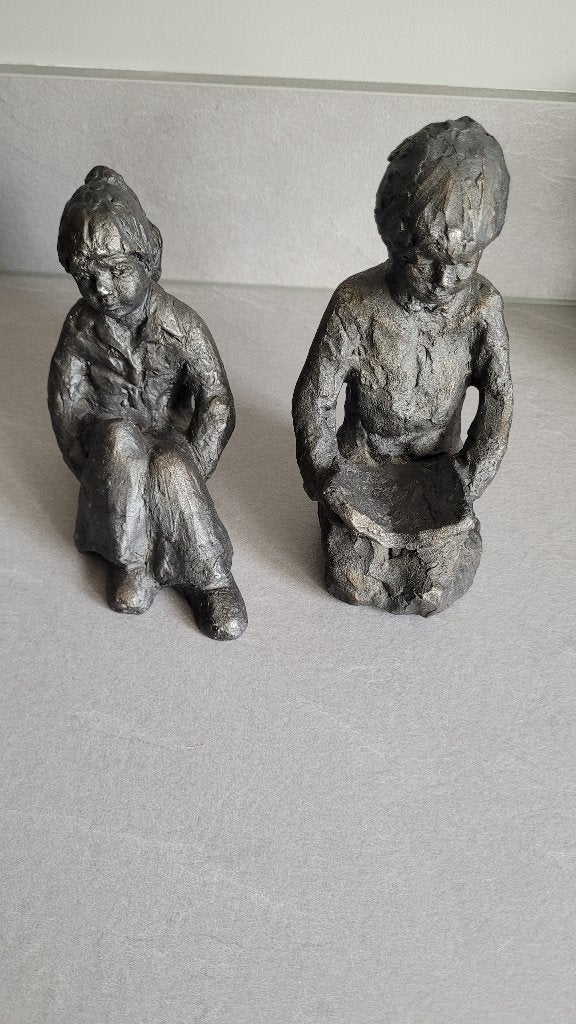 2 Beeldjes, Ophalen, Gebruikt, Overige materialen