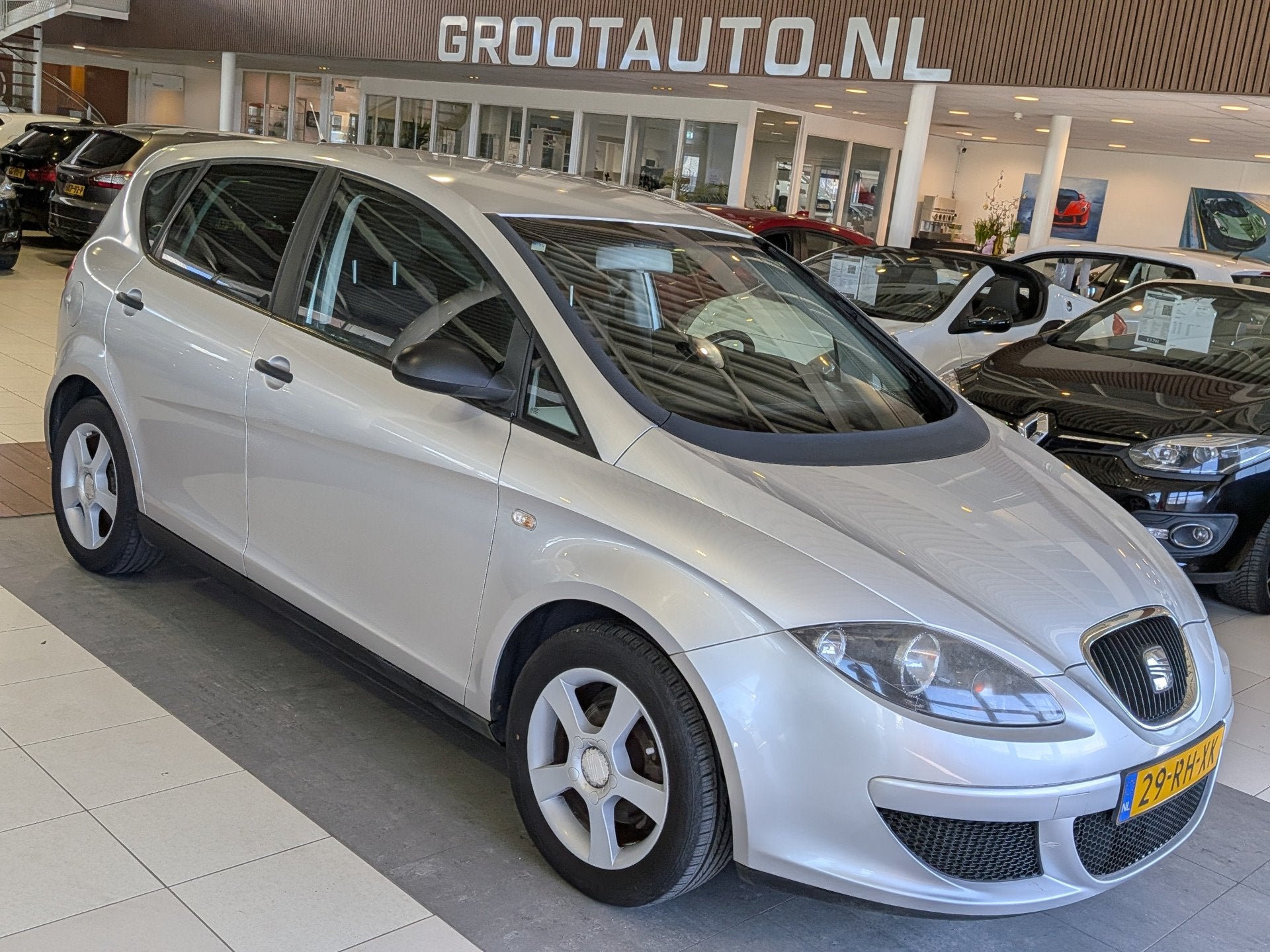 SEAT Altea 1.6 Reference Airco, Cruise Control, Trekhaak, St, Auto's, Stof, Gebruikt, 1295 kg, 4 cilinders