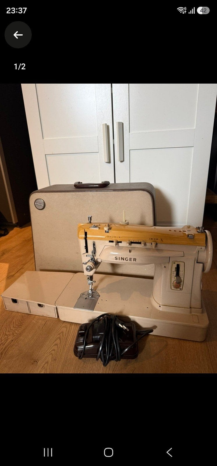 Singer Naaimachine - Volledig Werkend met Accessoires, Ophalen, Gebruikt, Singer, Naaimachine