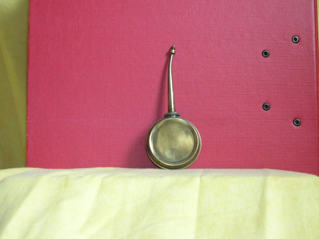 T-19 KOPER SPUITJE LANG 12 CM BREED 5 CM, Ophalen of Verzenden
