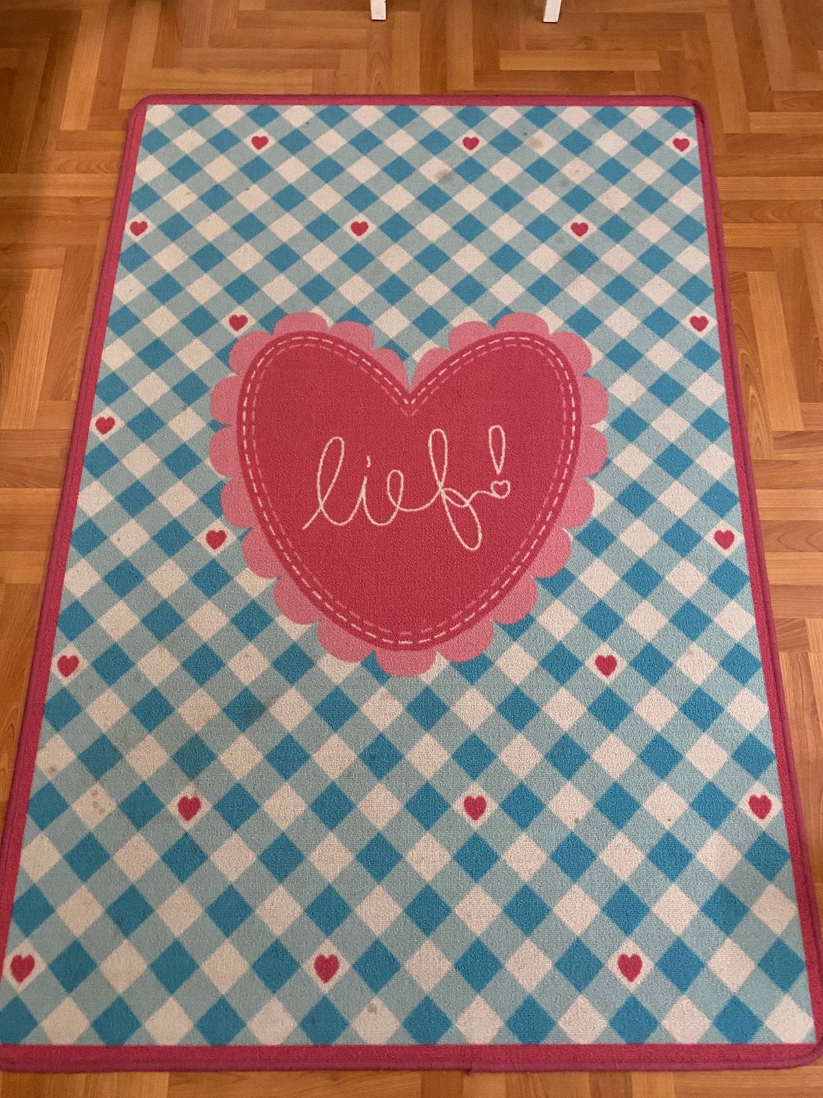 Vloerkleed Lief!, Ophalen, Gebruikt, Kleed of Kussen