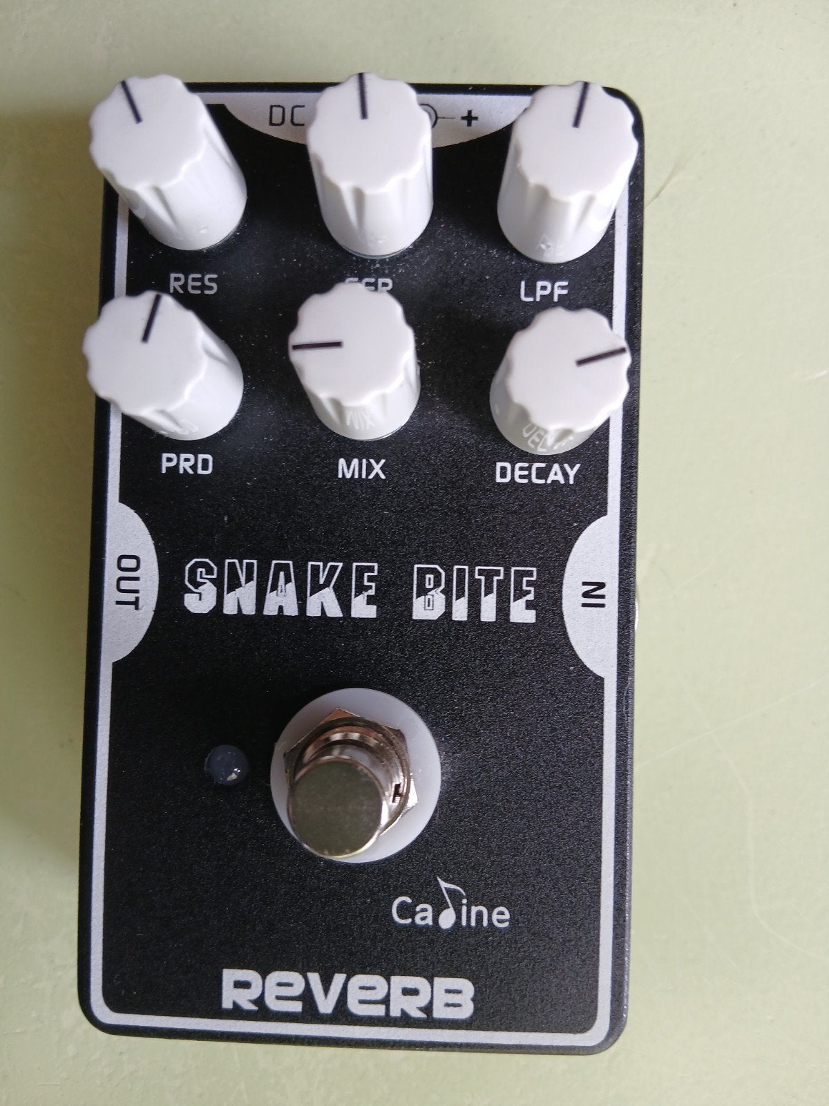 Caline Snake Bite Reverb Gitaar Effectpedaal, Muziek en Instrumenten, Ophalen of Verzenden, Zo goed als nieuw, Reverb