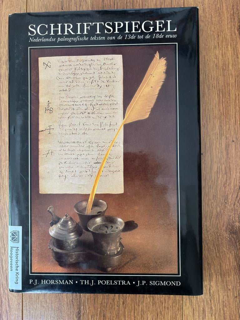 Schriftspiegel Nederlandse paleografische teksten, Ophalen of Verzenden, Zo goed als nieuw, P.J. Horsman, Th.J. Poelstra en J.P. Sigmond