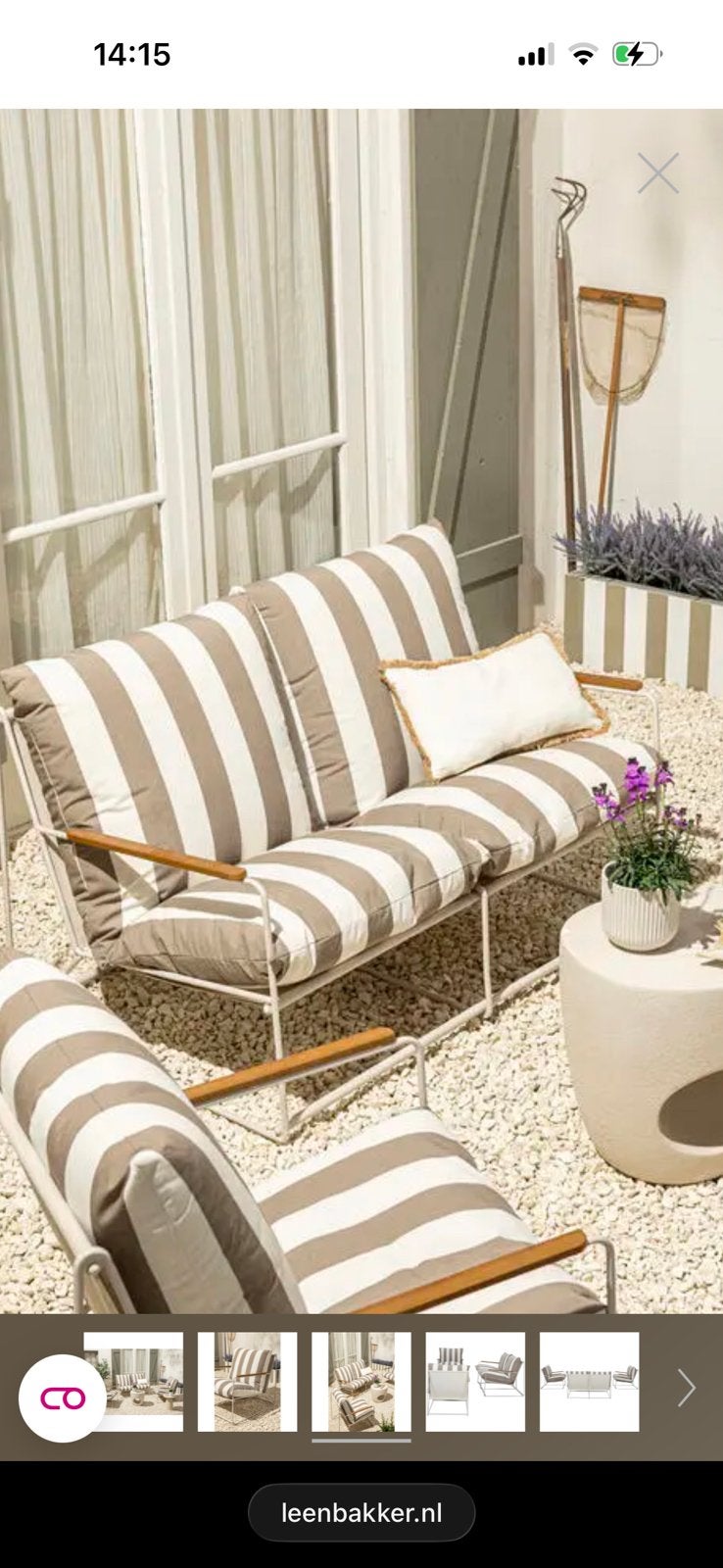 Loungebank Palmas, Tuin en Terras, Tuinsets en Loungesets, Ophalen