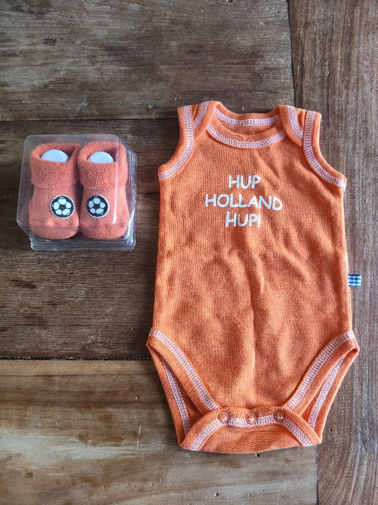 Baby setje voetbal, Kinderen en Baby's, Ophalen, Zo goed als nieuw, Maat 50