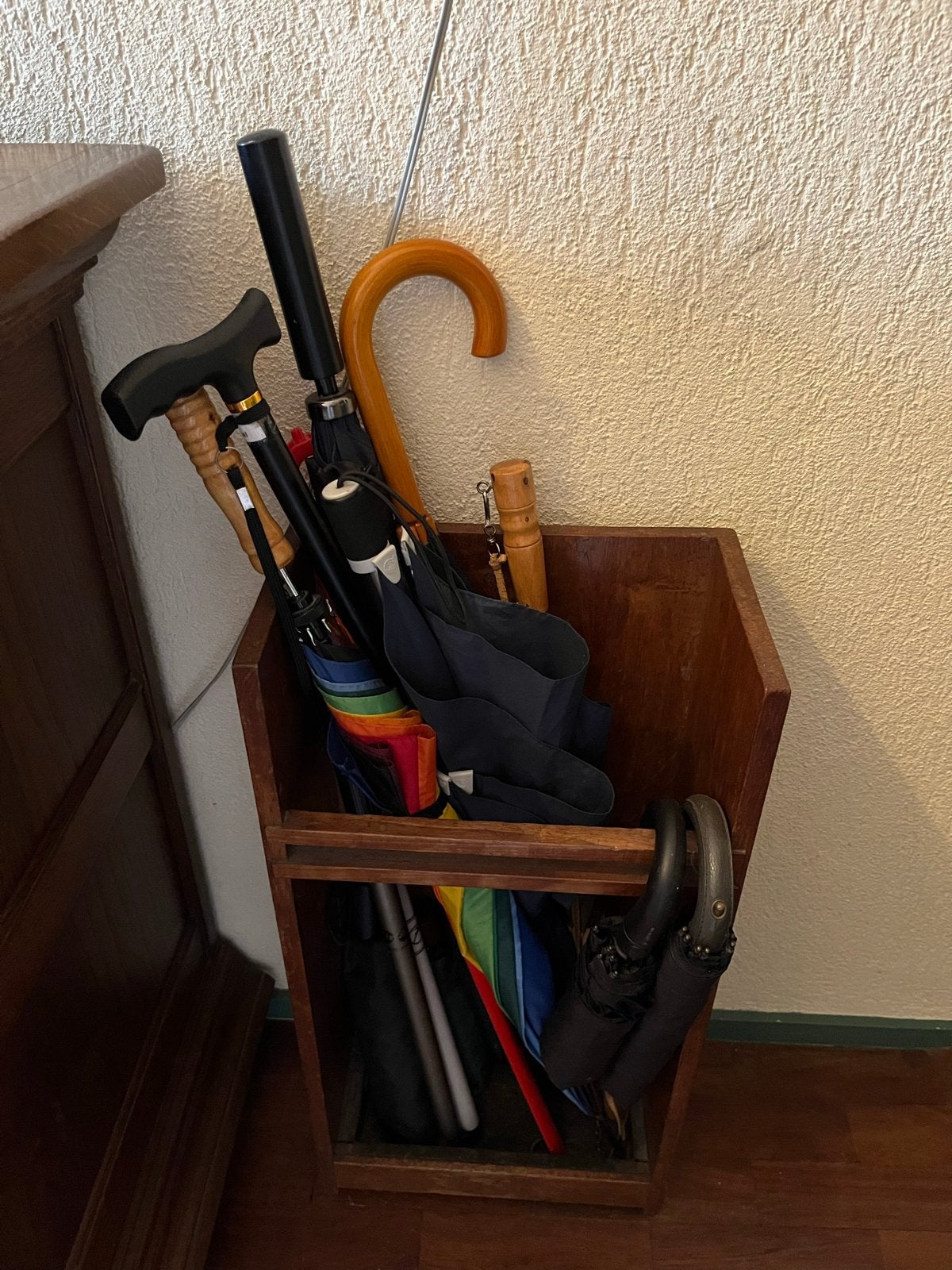 Houten paraplubak - Vintage stijl, Ophalen, Gebruikt, Hout
