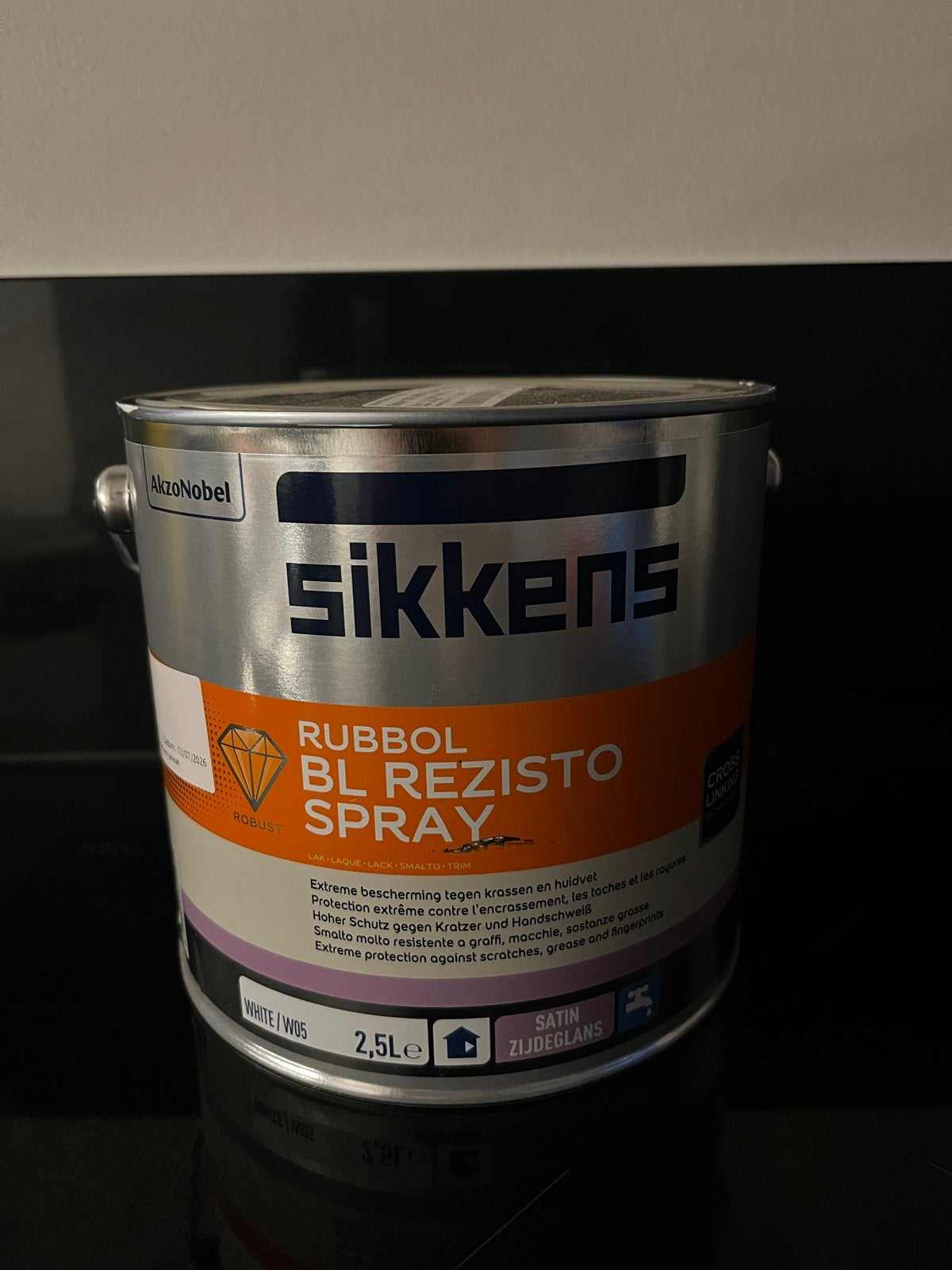 Sikkens Rubbol BL Rezisto Spray - RAL 9003 Signaalwit, Wit, Nieuw, Ophalen of Verzenden, Lak
