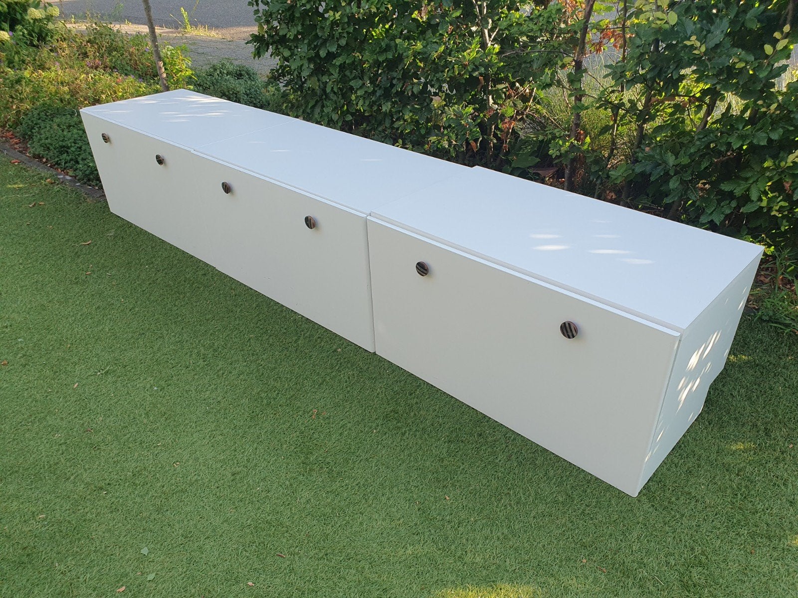 3x witte speelgoedkist met bank (Ikea Småstad, was Stuva), Ophalen, Gebruikt, 50 tot 100 cm, Minder dan 100 cm