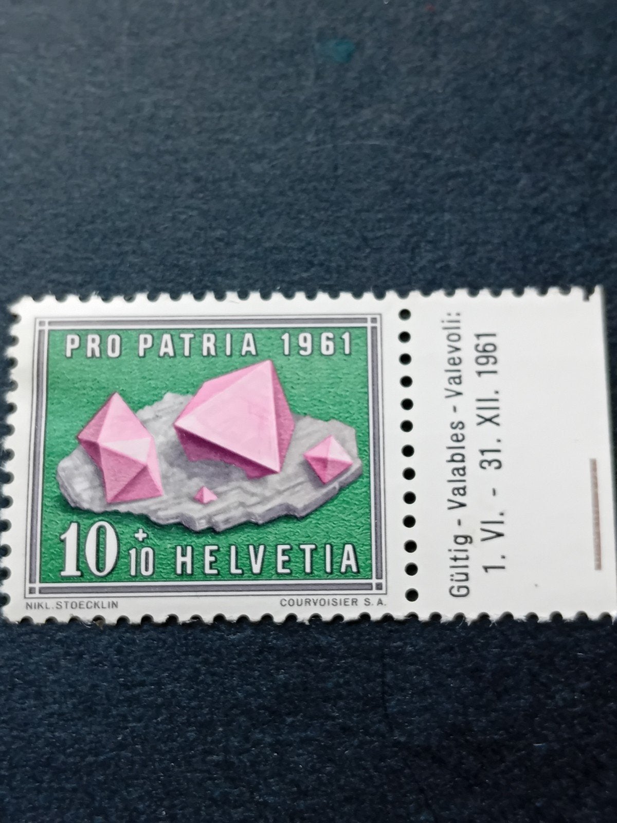 Zwitserse postzegel Pro Patria 1961 - Helvetia, Ophalen of Verzenden, Postfris, Frankeerzegel, Postfris