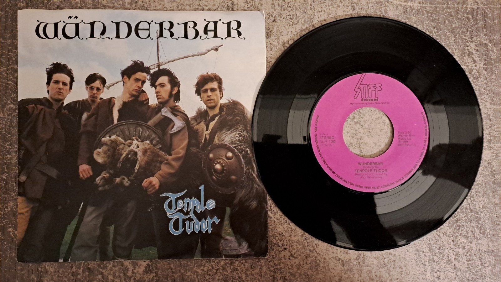 Tenepole tudor  - wunderbar, Cd's en Dvd's, Vinyl Singles, Gebruikt, 7 inch, Pop, Fotohoes