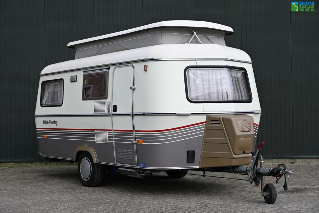 Eriba Touring Troll 540 LMT Retro incl. Luifel zeer netjes!, Caravans en Kamperen, Caravans, Standaardzit, Bedrijf, Eriba, Tot en met 3
