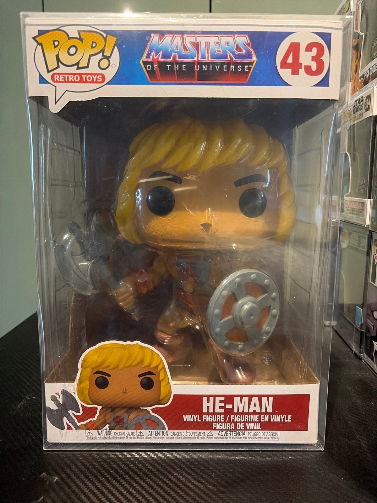 XL Funko Pop! Masters of the Universe He-Man #43 Retro Toys, Ophalen of Verzenden, Nieuw