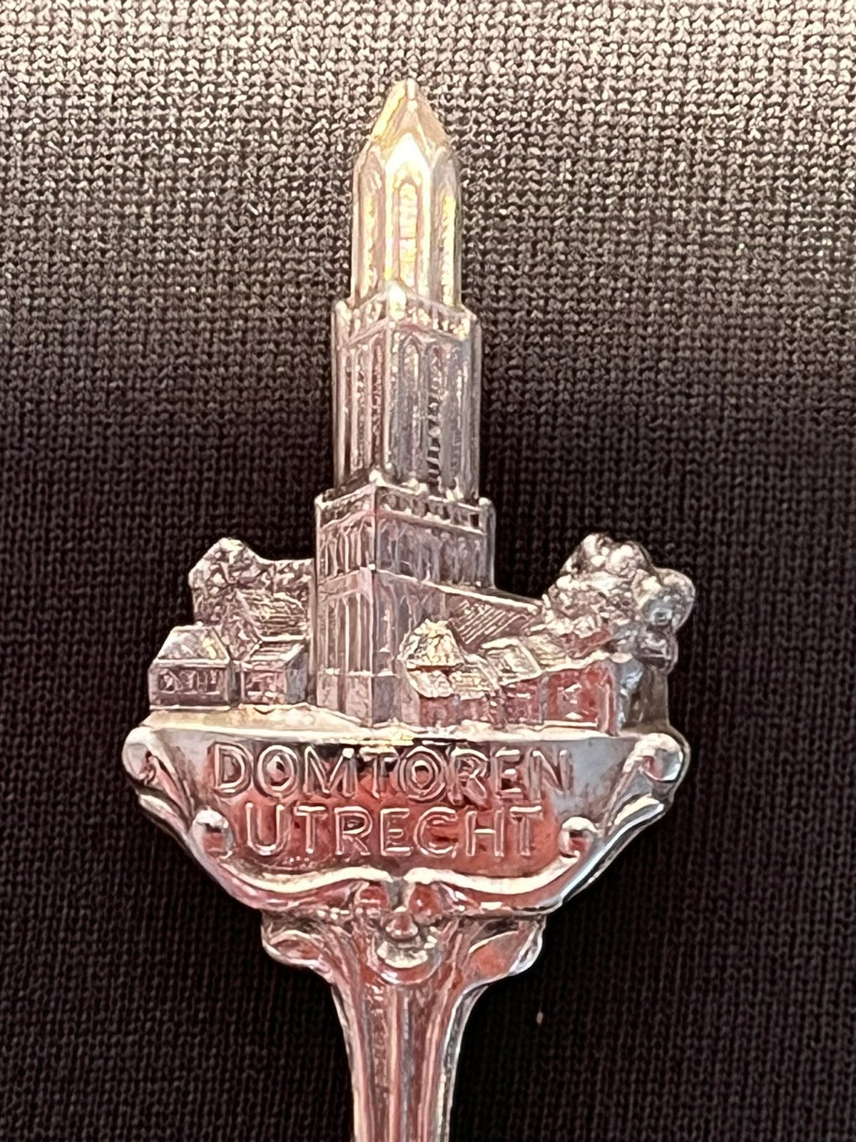 Prachtig lepeltje Dom Toren Utrecht., Antiek en Kunst, Antiek | Bestek, Ophalen of Verzenden