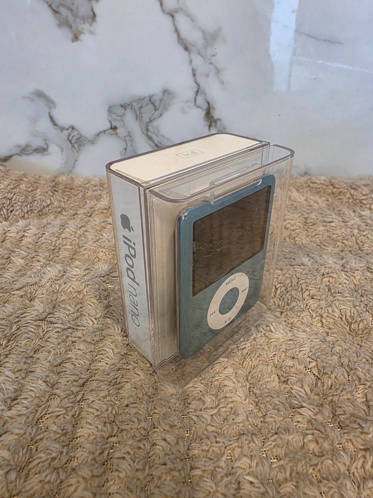 Apple iPod nano 3rd Gen 8GB blauw compleet, Ophalen of Verzenden, Gebruikt