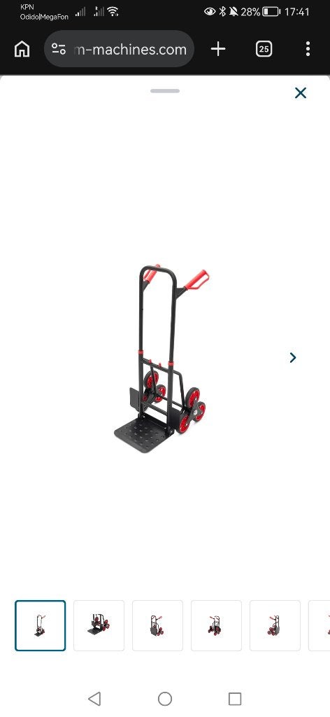 gezocht steekwagen voor trappen, Ophalen, Minder dan 2 meter