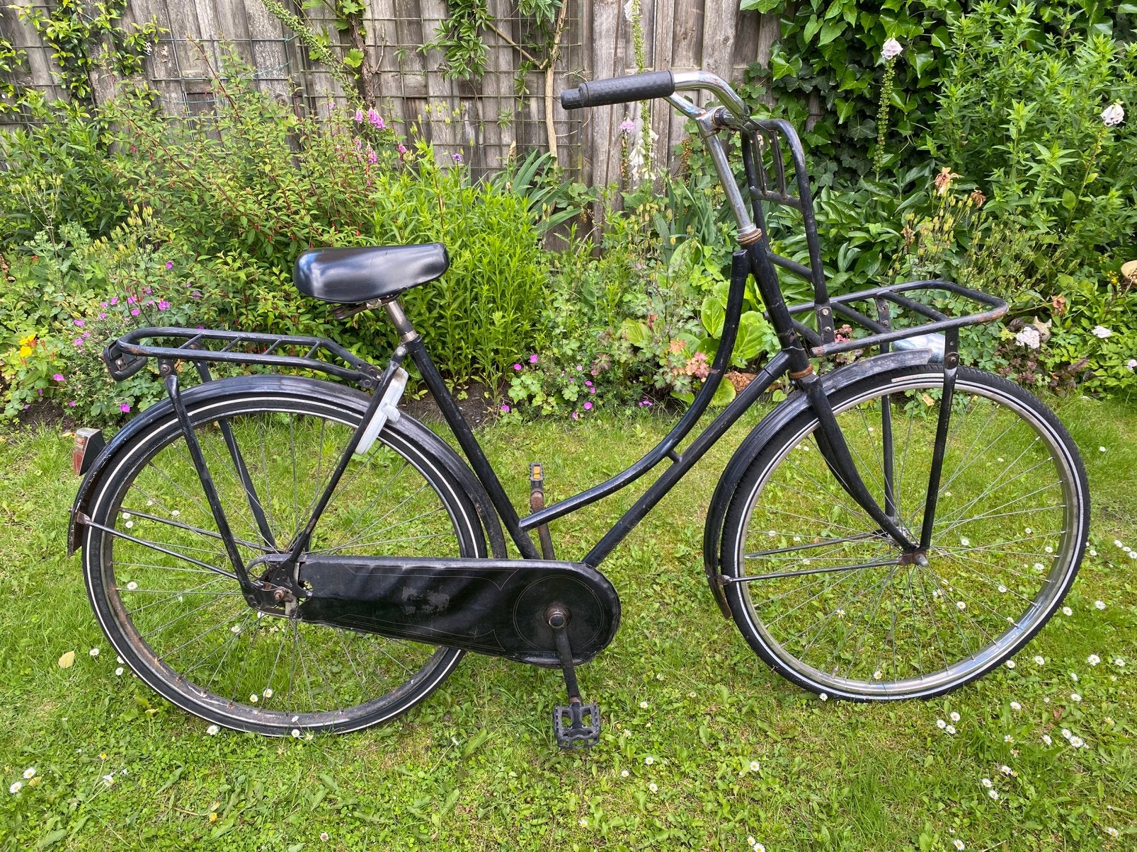 Transportfiets , Omafiets , Stationsfiets ., 53 tot 56 cm, Ophalen, Gebruikt, Terugtraprem