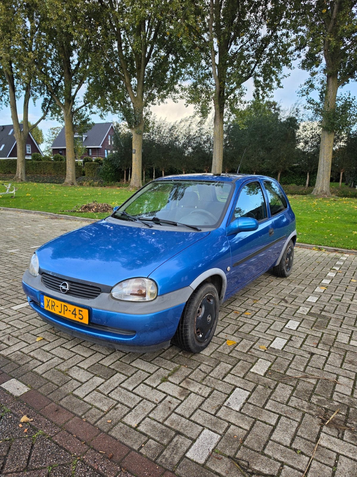 Opel Corsa 1.2 I 16V 3D 1999 Blauw Nieuwe APK, Auto's, 850 kg, Blauw, Origineel Nederlands, Handgeschakeld