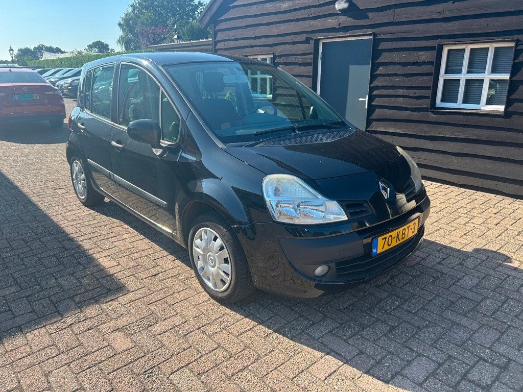 Renault Modus 1.6-16V Dynamique, Auto's, Dealer onderhouden, Stof, Zwart, 4 cilinders