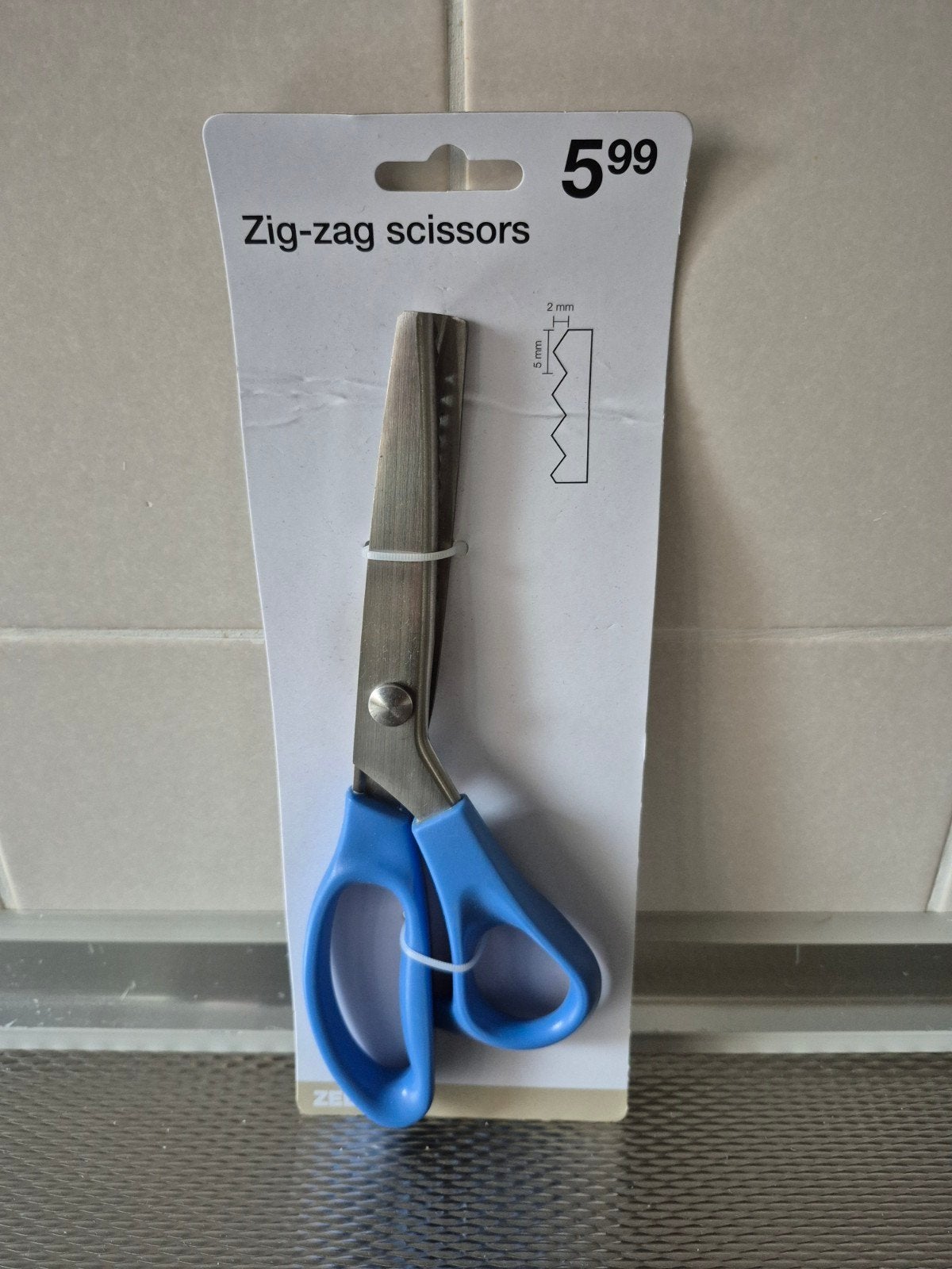 ZIGZAG SCHAAR NIEUW, Ophalen, Nieuw