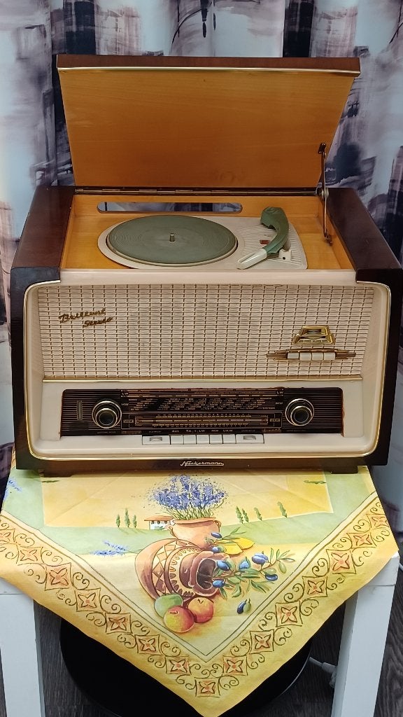 Antieke Radio/Platenspeler-Neckermann/Philips, Antiek en Kunst, Ophalen