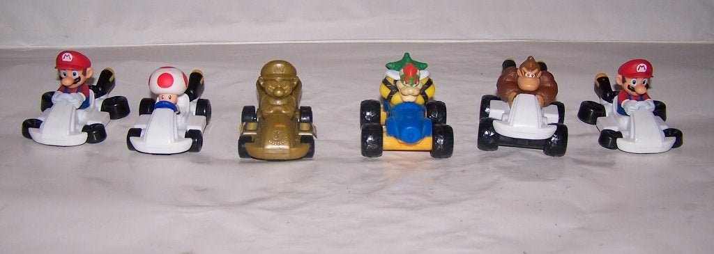 6 Mario Kart figuurtjes. Nieuwstaat., Ophalen of Verzenden, Zo goed als nieuw