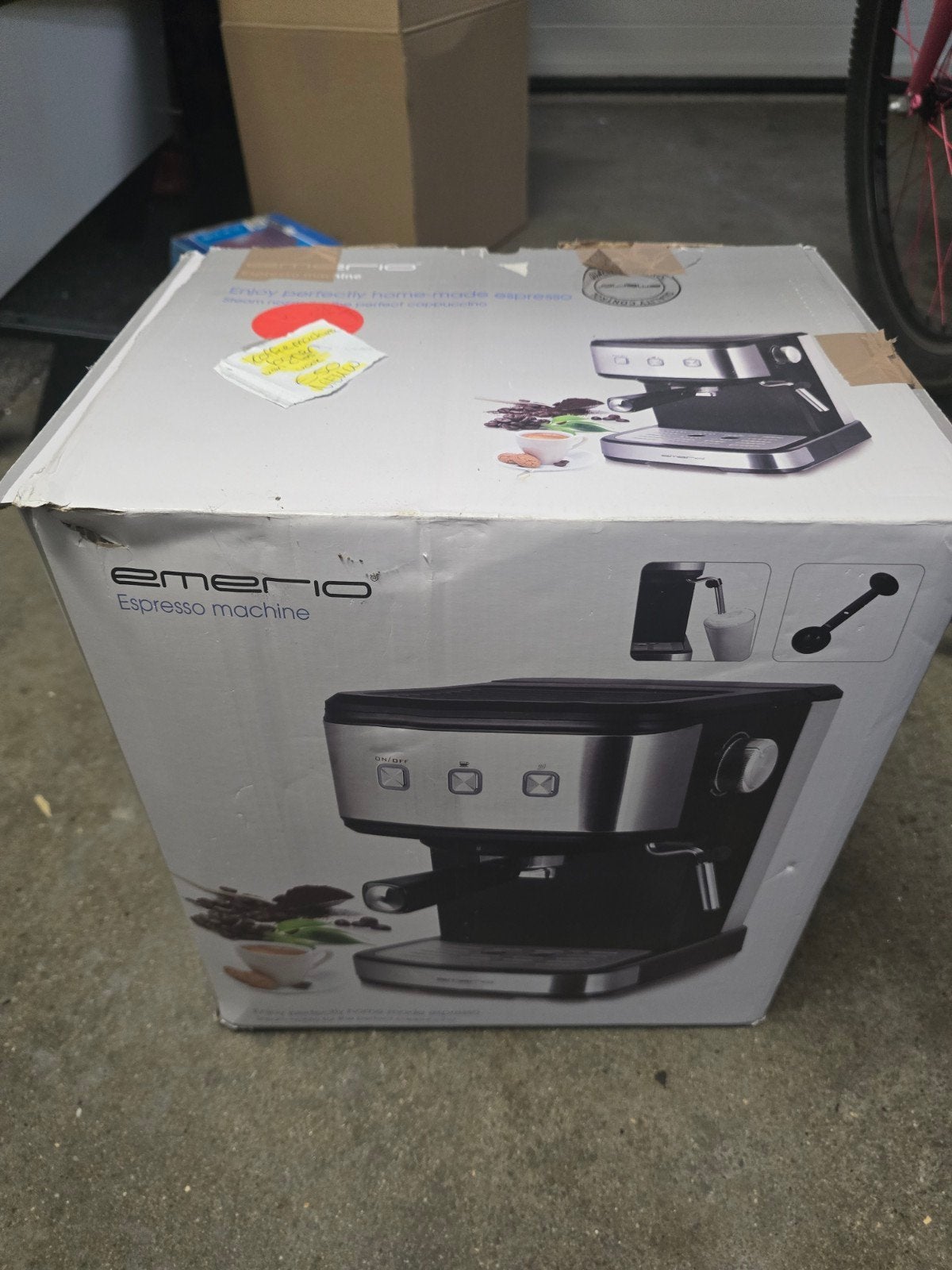 Emerio Koffiemachine met bonen - Zo goed als nieuw, Ophalen, Zo goed als nieuw, Koffiemachine, Koffiebonen