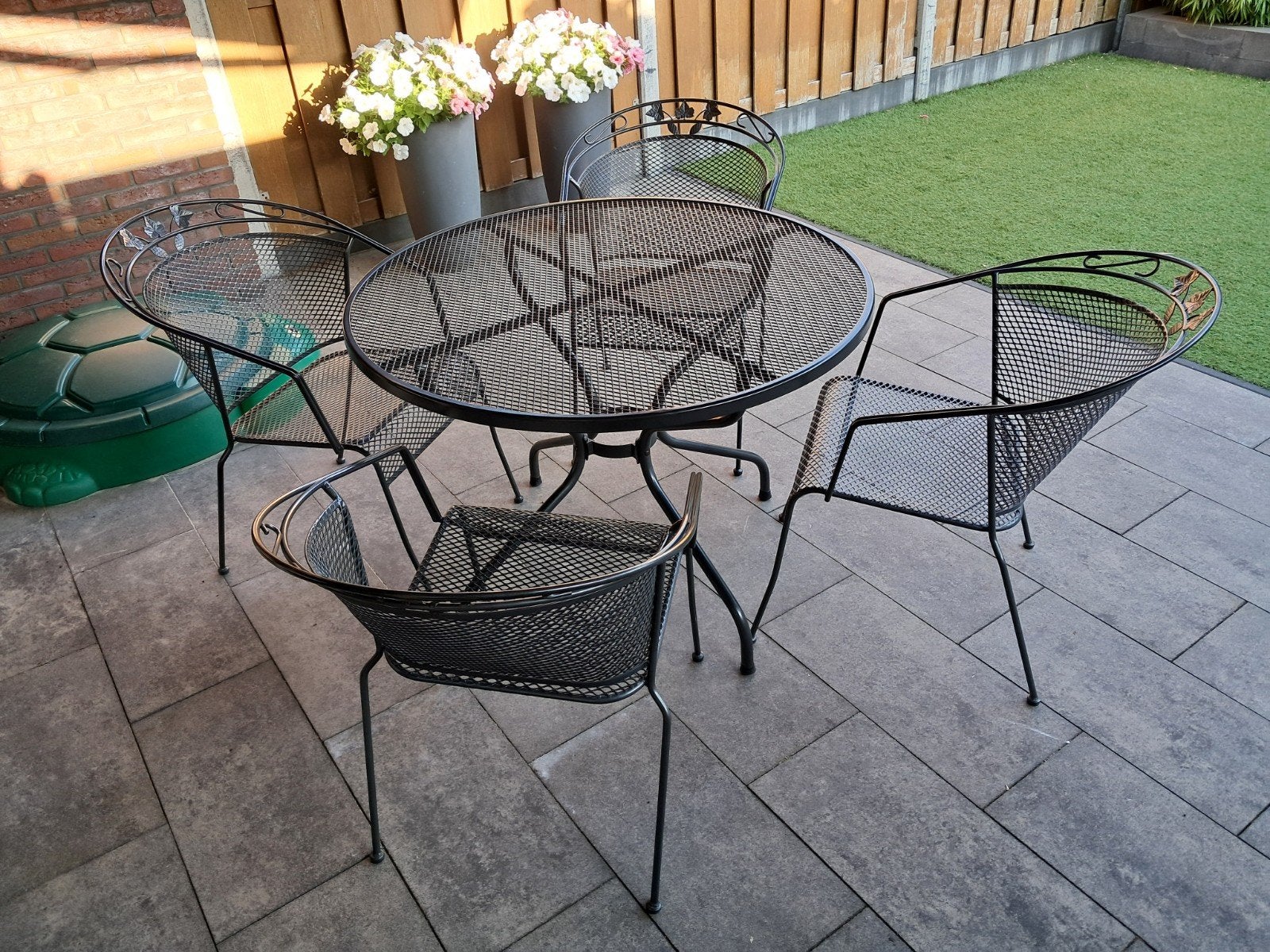 Ketler tuinset (4 stoelen + tafel), Ophalen, Gebruikt, Overige materialen, 4 zitplaatsen
