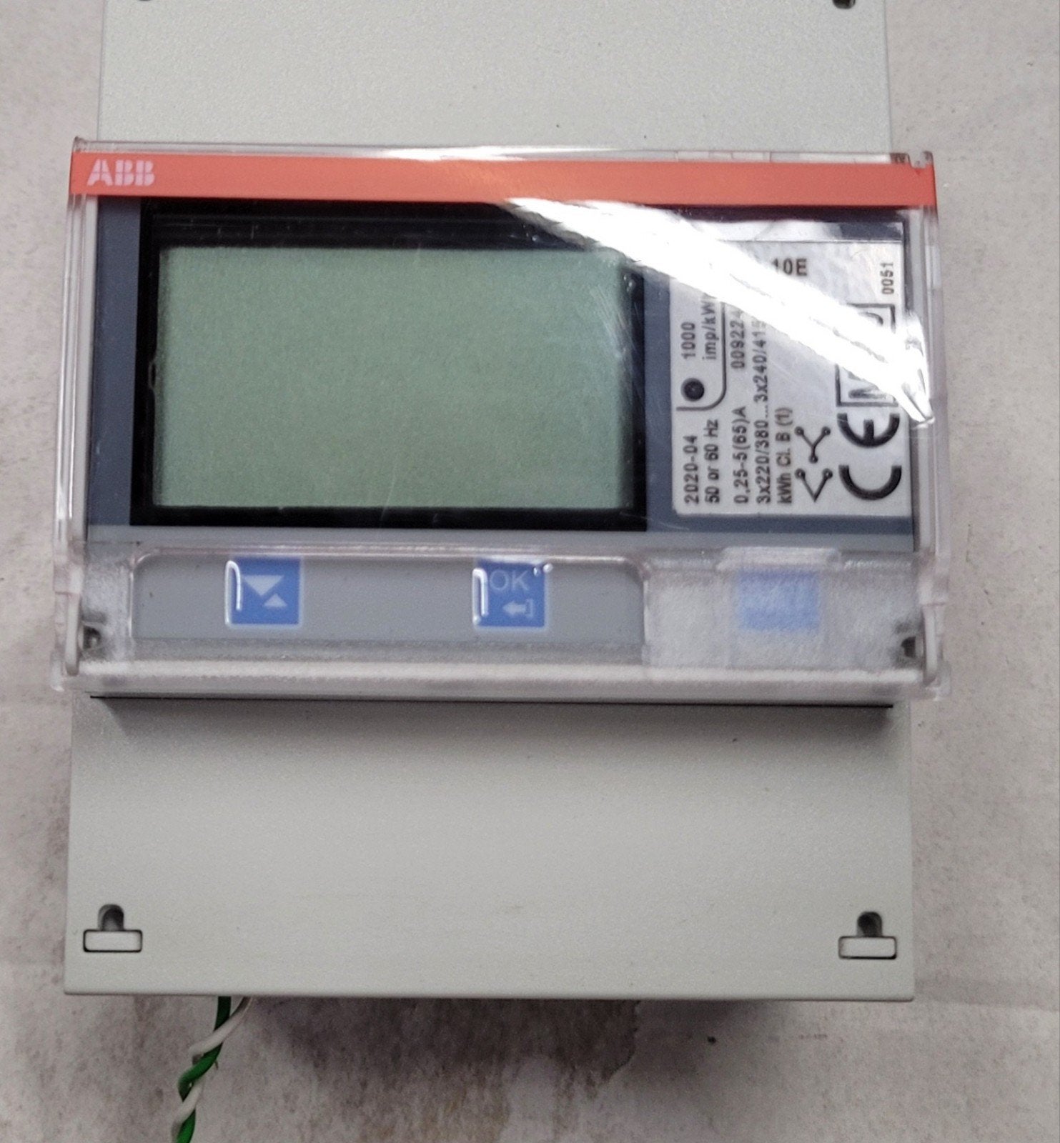 ABB kWh meter MID gecertificeerd B23 112-10E, Doe-het-zelf en Verbouw, Elektra en Kabels, Ophalen of Verzenden, Overige typen
