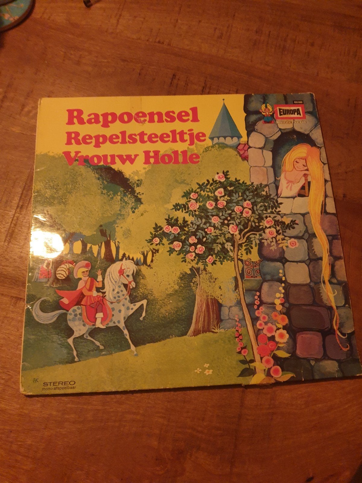 Rapoensel Repelsteeltje Vrouw Holle - Europa Kinder Vinyl, Cd's en Dvd's, Ophalen of Verzenden, Gebruikt, 12 inch, LP