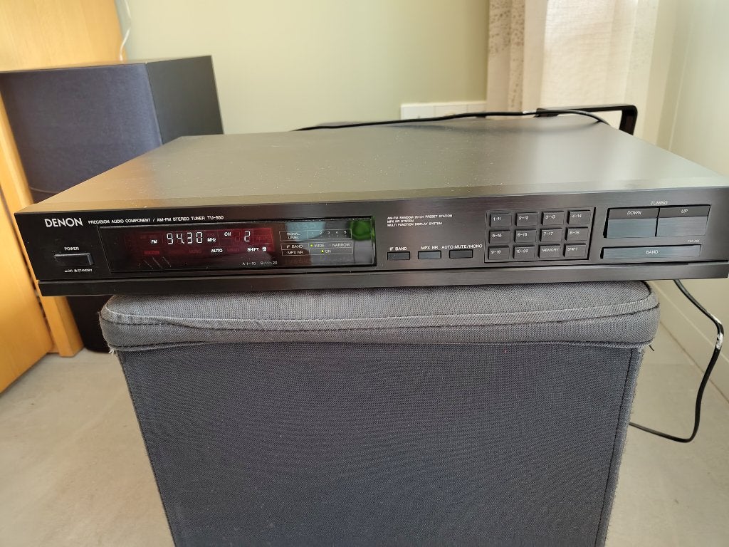 Denon tuner TU-550, Ophalen, Gebruikt, Analoog