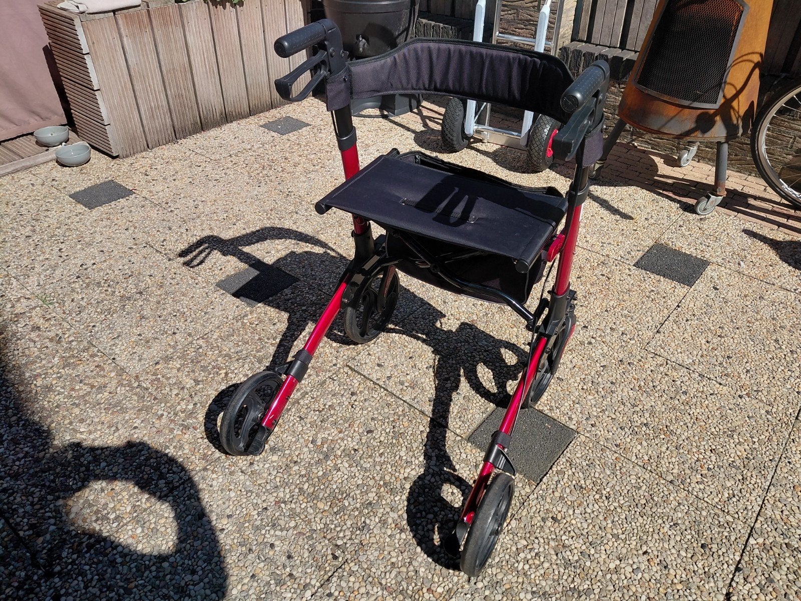 rollator, Ophalen