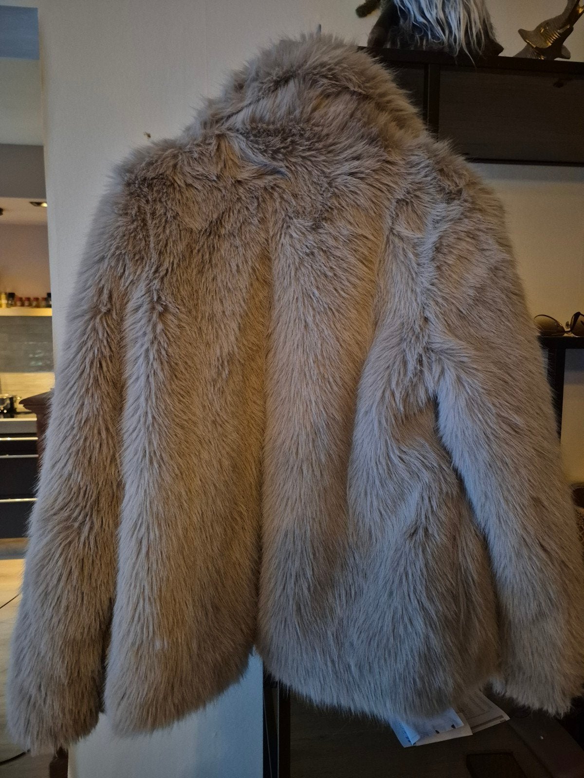 fluffy coat, Seven Sisters, Beige, Ophalen of Verzenden, Zo goed als nieuw