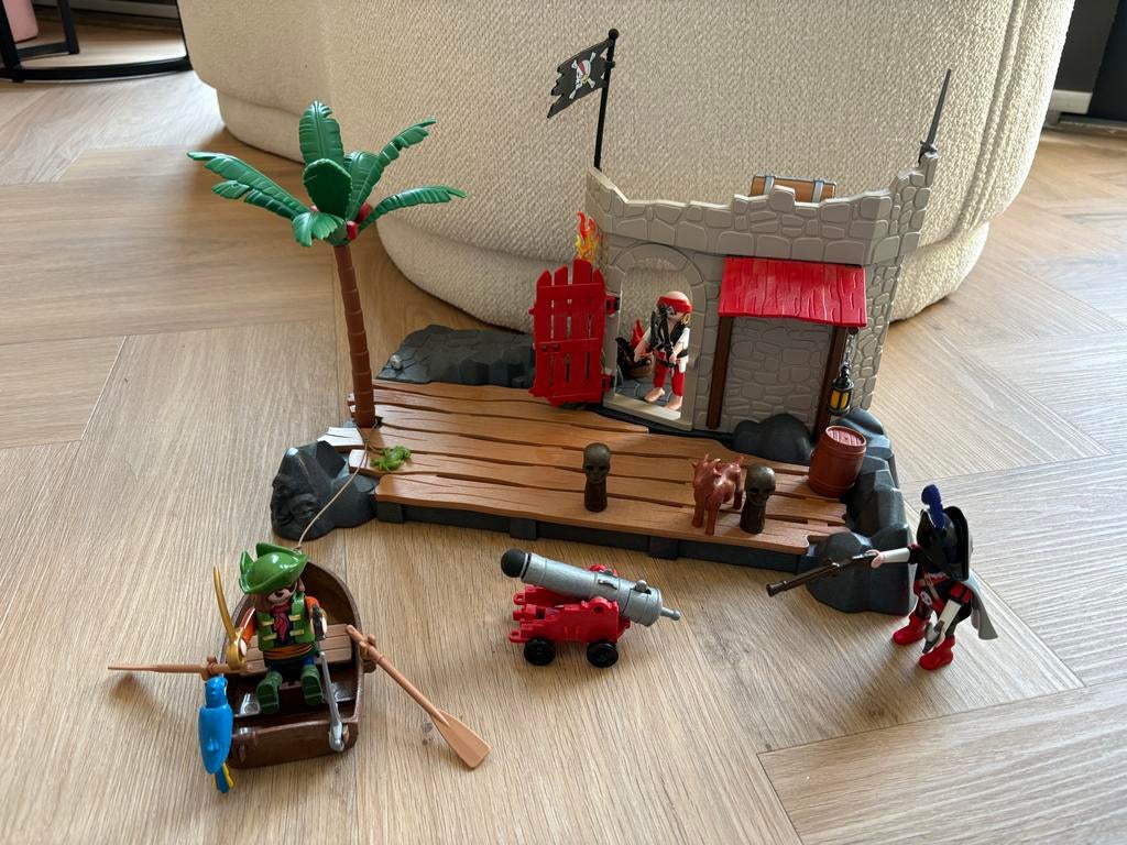 Playmobil Piratenset met Fort, Kanon en Figuren, Ophalen, Gebruikt, Complete set
