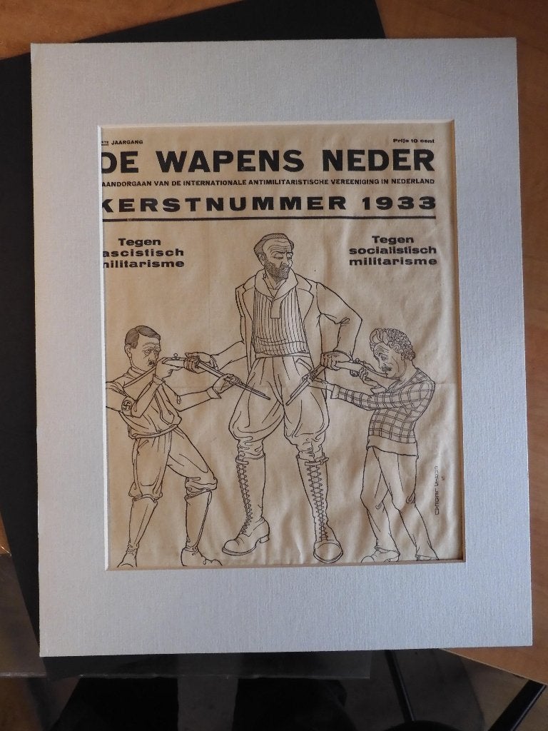tijdschriftcover De wapens neder (1933) door Chris Lebeau, Ophalen of Verzenden, 1920 tot 1940, Nederland, Tijdschrift