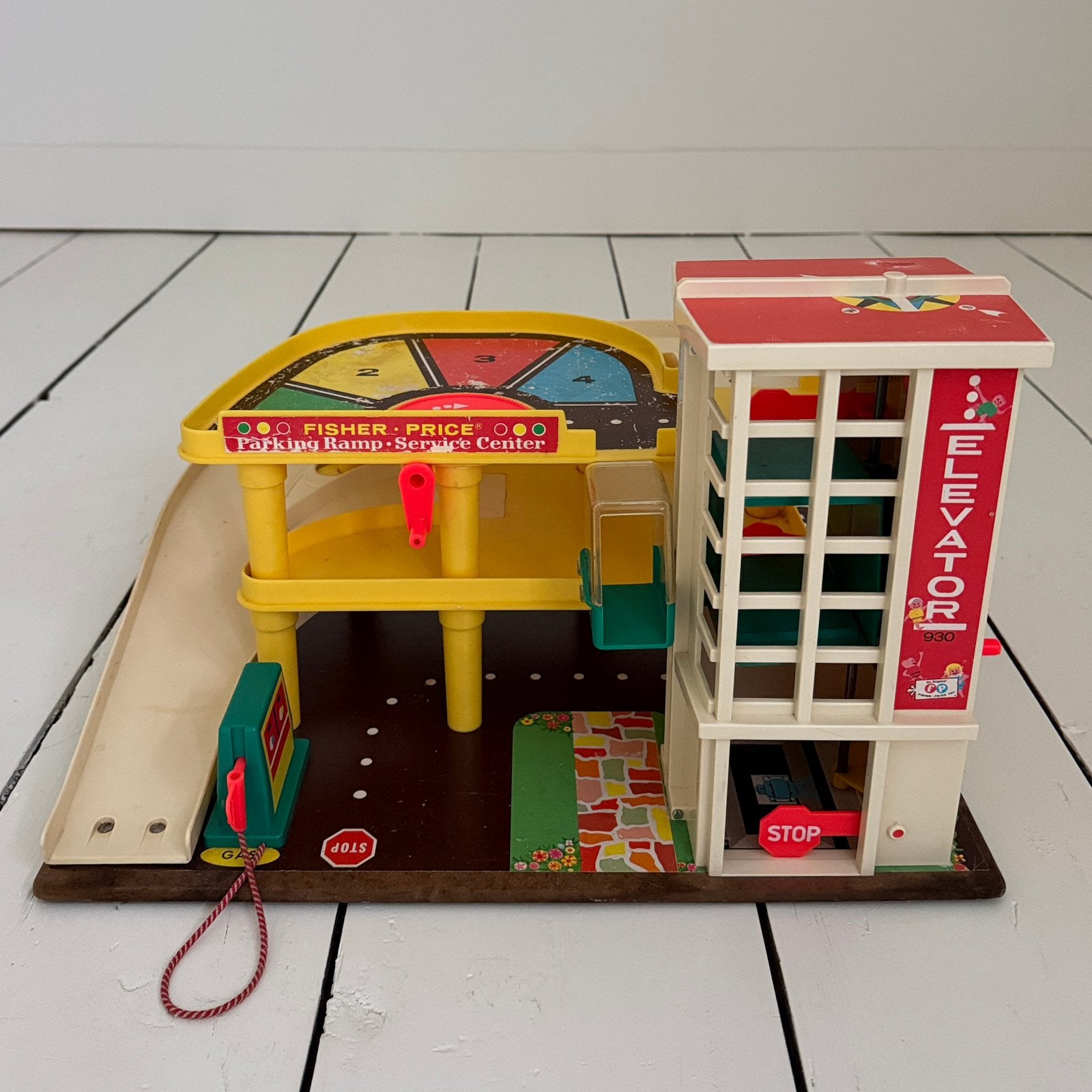 IZGS - Vintage Fisher-Price garage uit de 70s, Ophalen, Gebruikt, Overige typen, Met geluid