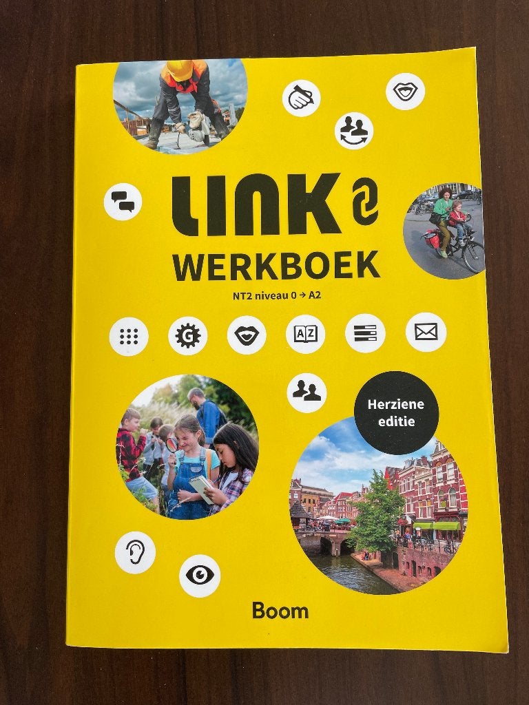 NT2 werkboek Link niveau 0-A2, Ophalen of Verzenden, Alpha, Zo goed als nieuw, MBO