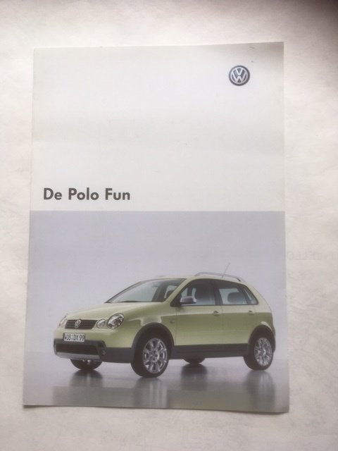 Volkswagen Polo Fun Brochure - Nederlands 01/2005, Volkswagen, Ophalen of Verzenden, Zo goed als nieuw, Volkswagen