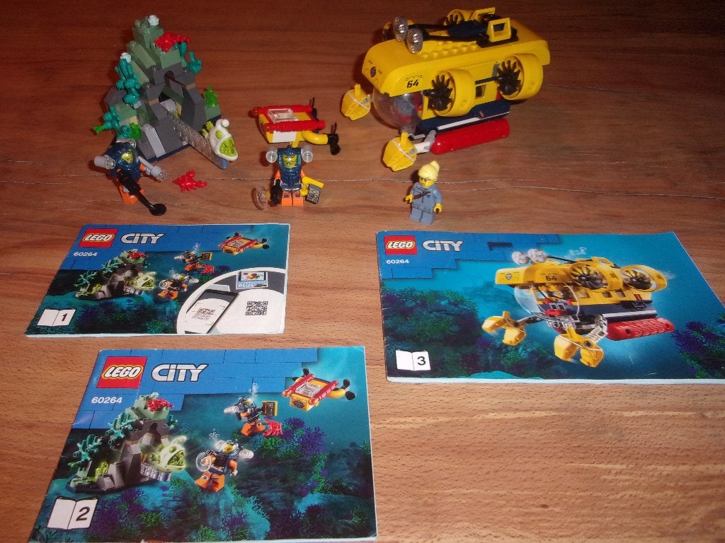 Lego Town 60264-1 Ocean Exploration Submarine uit 2020, Compleet, Gebruikt, Overige thema's, Lego